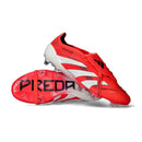 BOTA DE FUTBOL ADIDAS PREDATOR TONGUE FG ELITE - ROJO/BLANCO
